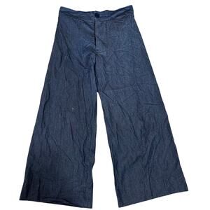 SBJ AUSTIN Women's Wide Leg Pants Size 3 In Blue Denim